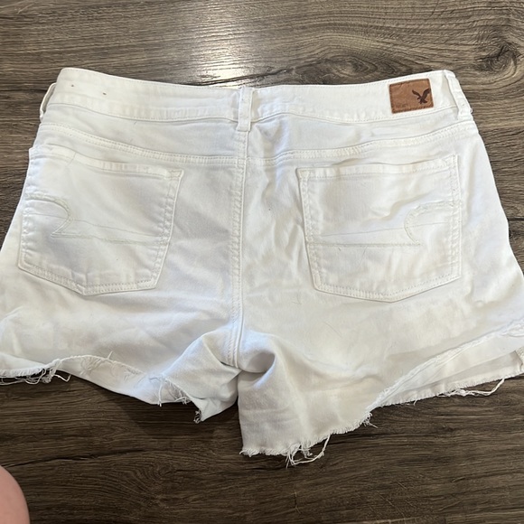 White Jean Shorts Stretch - American Eagle Outfitters - Picture 2 of 3